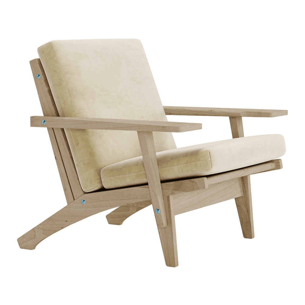 View image full screen Kissenset für Wegner GE 370 in Velours
