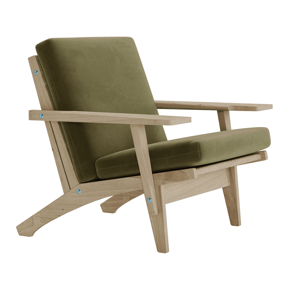 Bild im Vollbild ansehen Kissenset für Wegner GE 370 in Velours