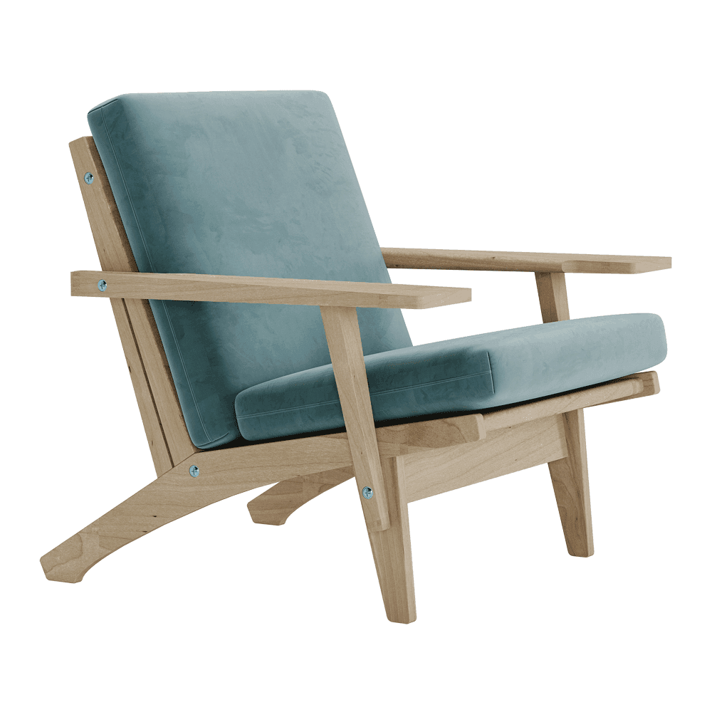 Bild im Vollbild ansehen Kissenset für Wegner GE 370 in Velours