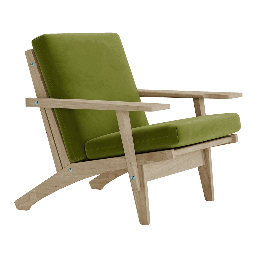 Bild im Vollbild ansehen Kissenset für Wegner GE 370 in Velours