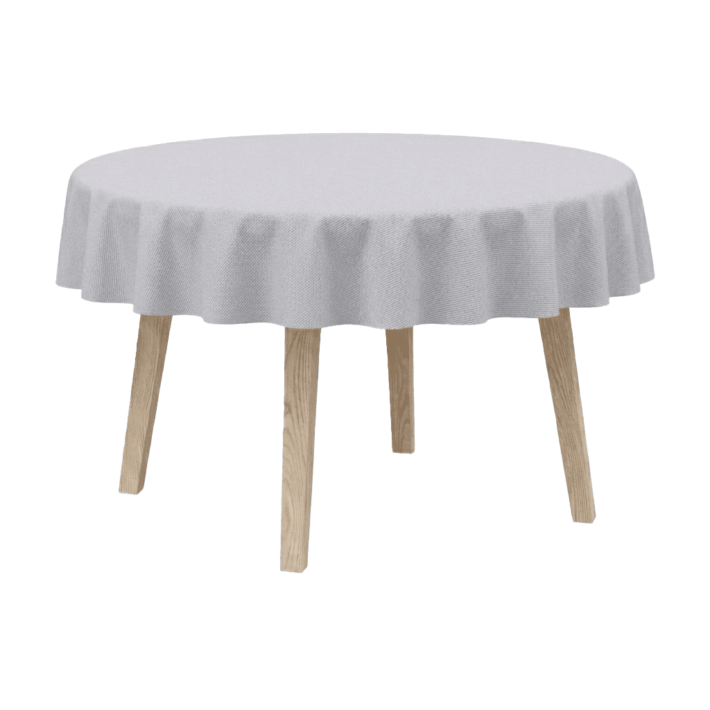 View image full screen Runde Tischdecke aus Baumwollmischgewebe