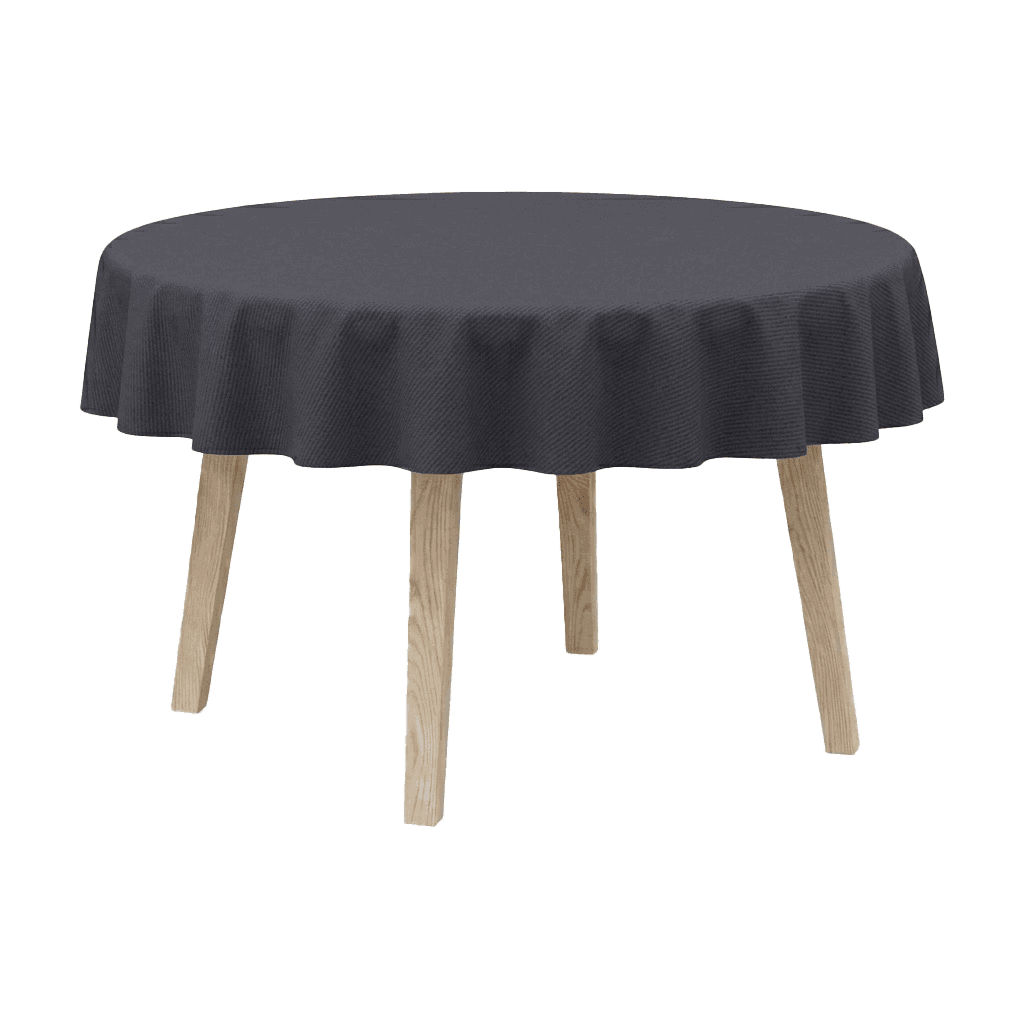 Bild im Vollbild ansehen Runde Tischdecke aus Baumwollmischgewebe