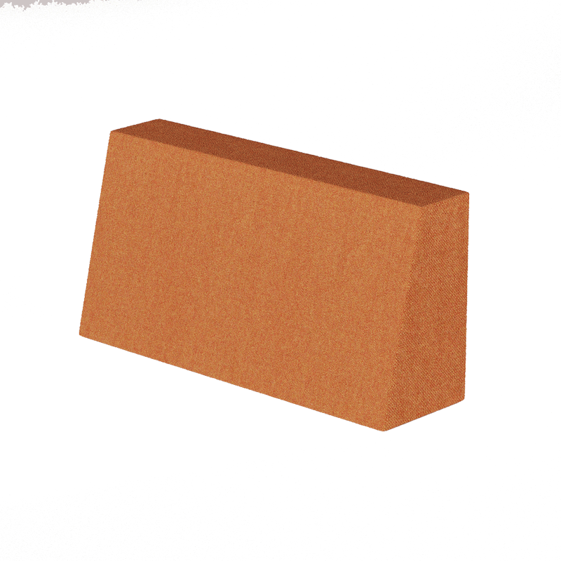 Bild im Vollbild ansehen Schräges Rückenkissen nach Maß aus Wolle