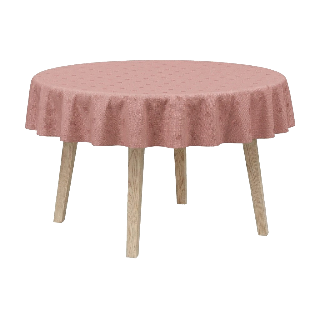 Bild im Vollbild ansehen Runde Tischdecke aus ägyptischem Damast