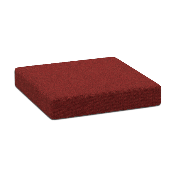 Sitzkissen nach Maß aus Wolle - Rot - S7004.