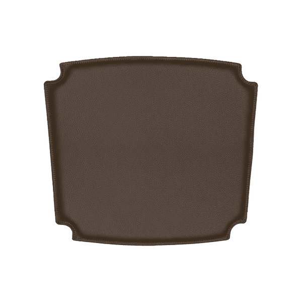 Schräges Rückenkissen aus Leder nach Maß - Dark brown - S3002´