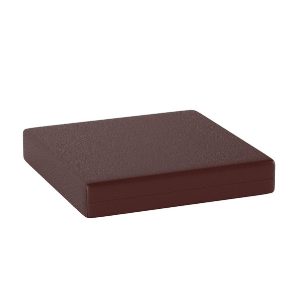 Sitzkissen nach Maß aus Kunstleder - Aubergine - S3103