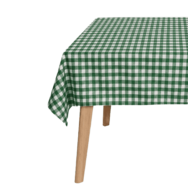 Karierte Tischdecke nach Maß - Green check - D1020.