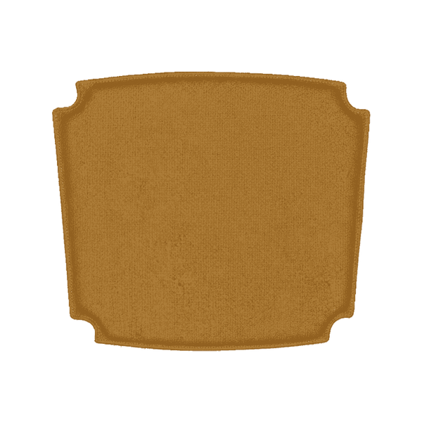 Kissen für Wegner CH24 Y-Stuhl aus Wolle - Yellow - S7005