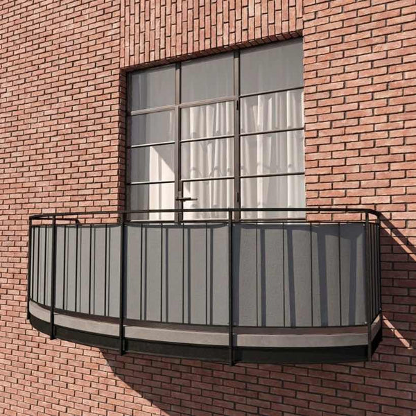 Balkonbespannung aus Sunproof-Olefin - Silver - S5206