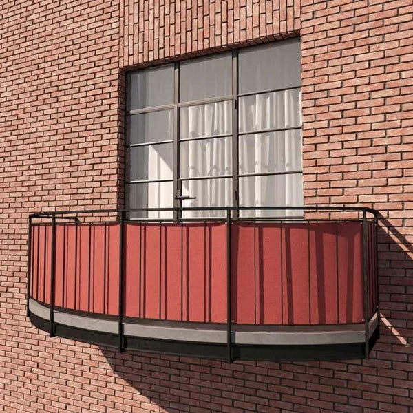 Balkonbespannung aus Sunproof-Olefin - Burgundy - S5215