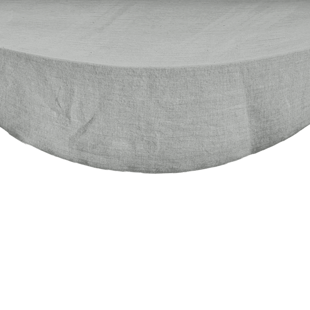 Runde Tischdecke aus Leinen