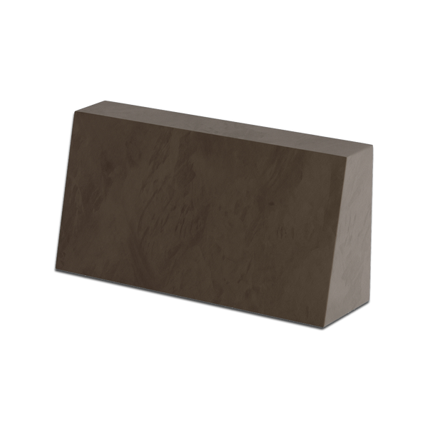 Schräges Rückenkissen nach Maß in Velours - Deep gray - S6013..