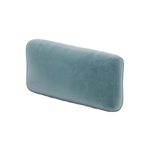 Weiches Rückenkissen nach Maß in Velours - Cloud. - S6017