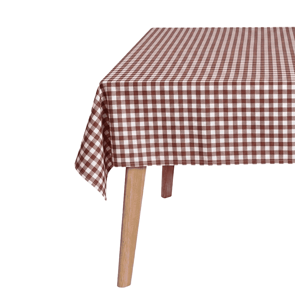 Karierte Tischdecke nach Maß