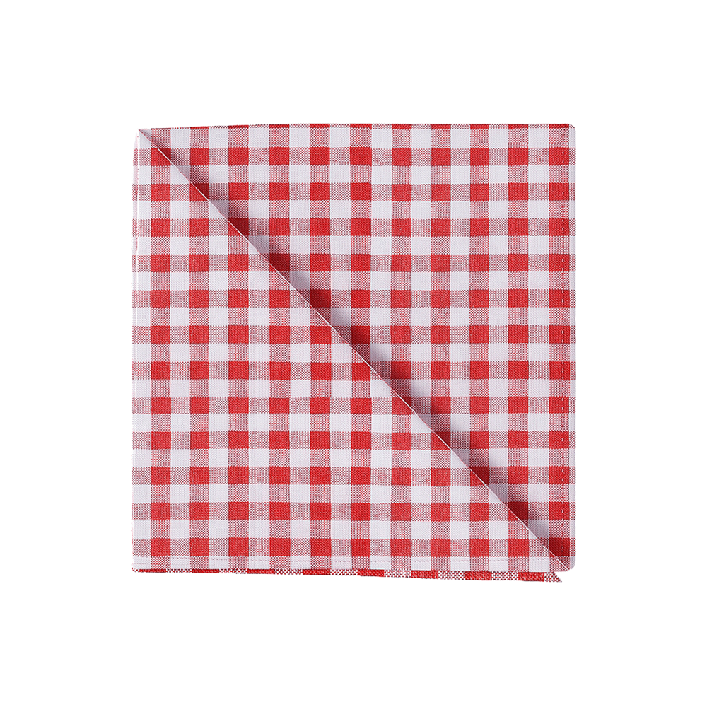 Karierte Serviette aus Baumwolle