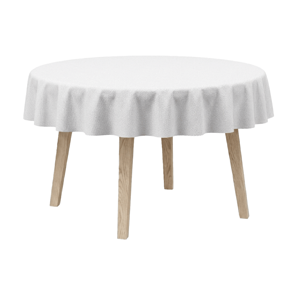 Runde Tischdecke aus Baumwolle