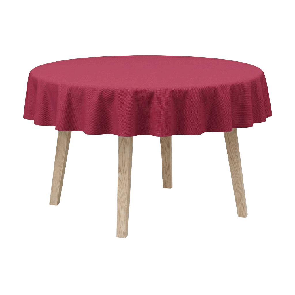 Runde Tischdecke aus Baumwolle