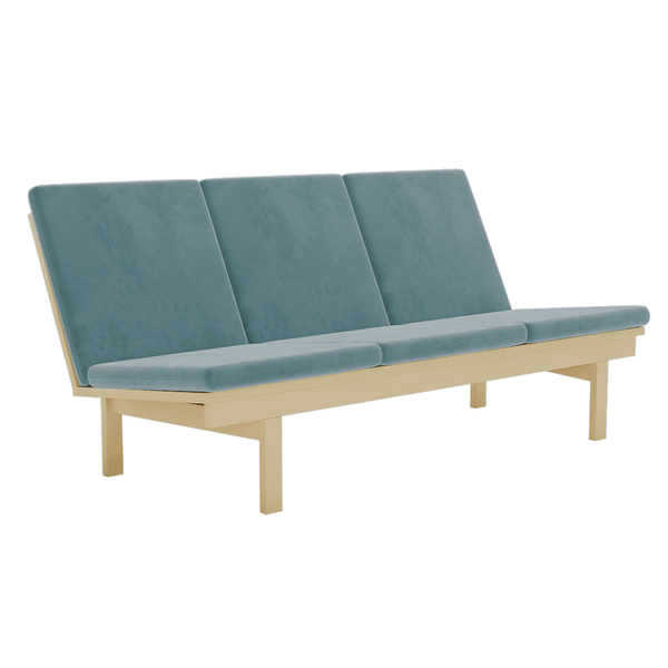 Kissenset für Wegner GE 240/290 in Velours - Velour - Cloud - S6017.