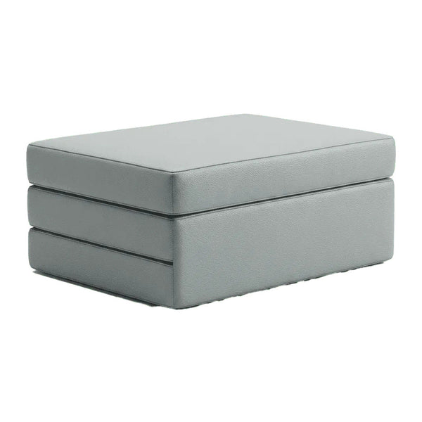 Klappmatratze nach Maß aus Kunstleder - Aluminium - S3104