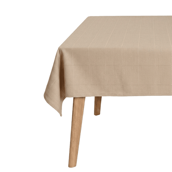 Baumwolltischdecke nach Maß, 200 g - Creme - D1011.
