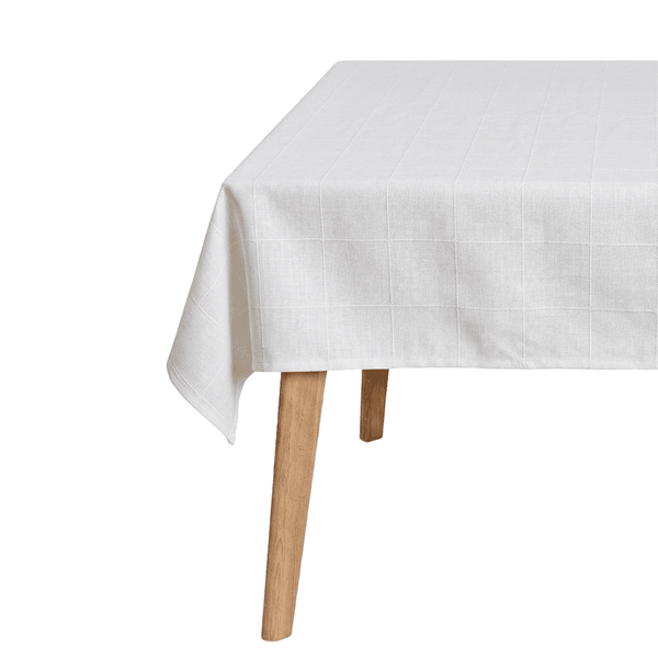 Baumwolltischdecke nach Maß, 200 g - White - D1010.