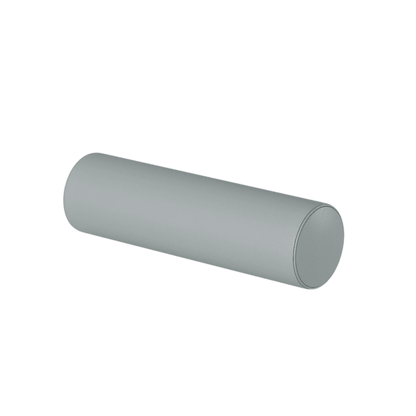 Zylinderkissen nach Maß aus Kunstleder - Aluminium - S3104´