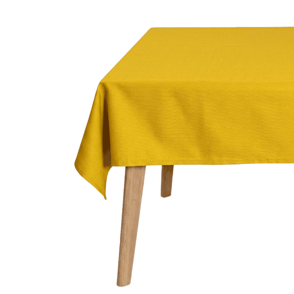 Tischdecke nach Maß aus Baumwollmischgewebe - Yellow - D1041