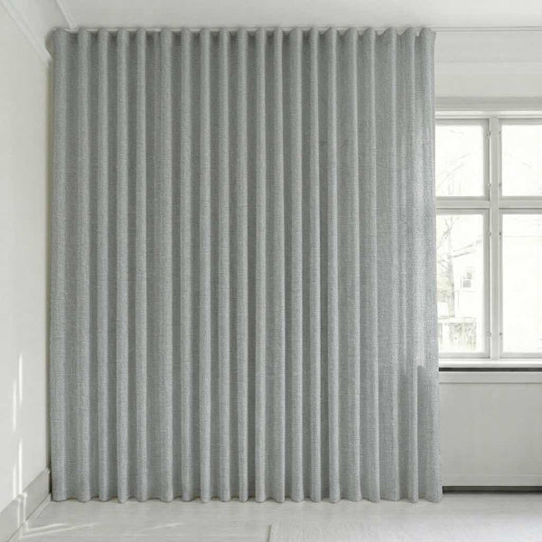 Halbtransparenter Vorhang nach Maß – Disa - Metallic Gray - C2408