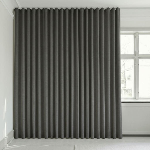 Verdunkelungsvorhang nach Maß – Veera - Gunmetal - C3108