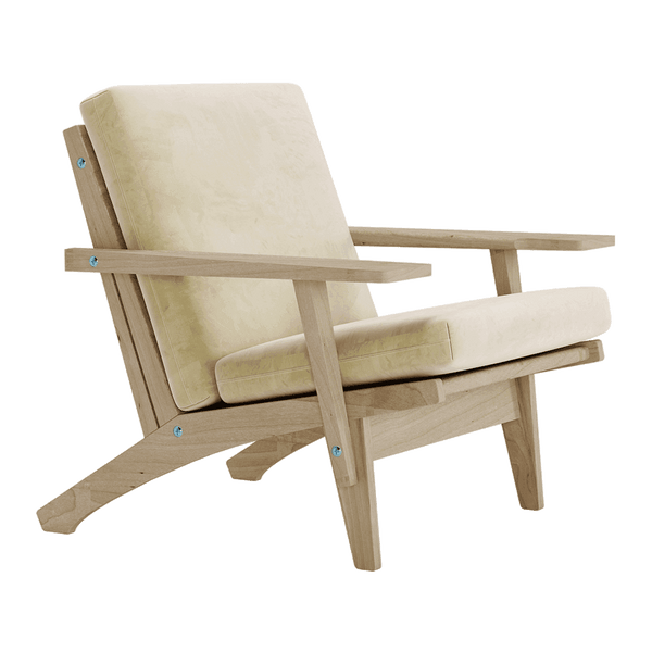 Kissenset für Wegner GE 370 in Velours - Nude - S6001.