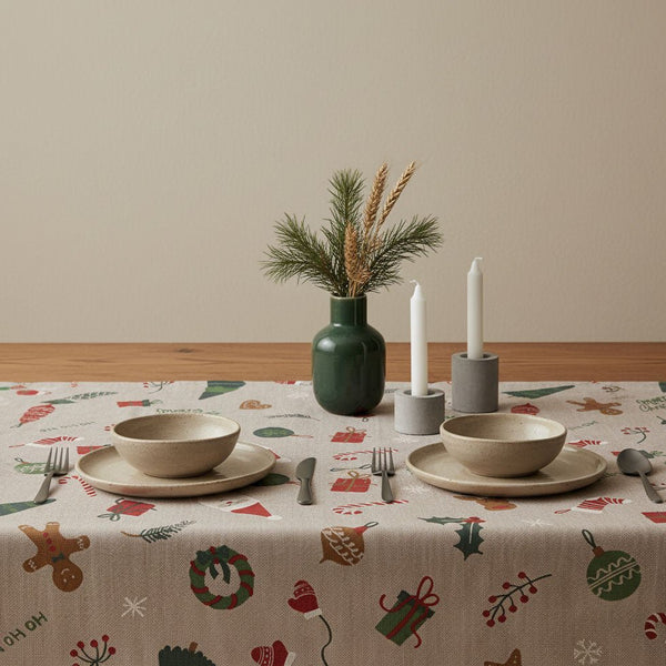 Weihnachtstischdecke mit Motiv - Xmas Decoration Mix