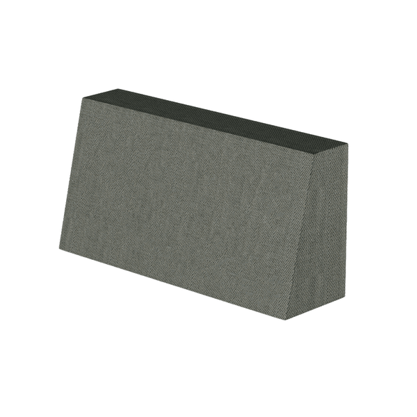 Schräges Rückenkissen nach Maß in Sun - Pewter - S4255