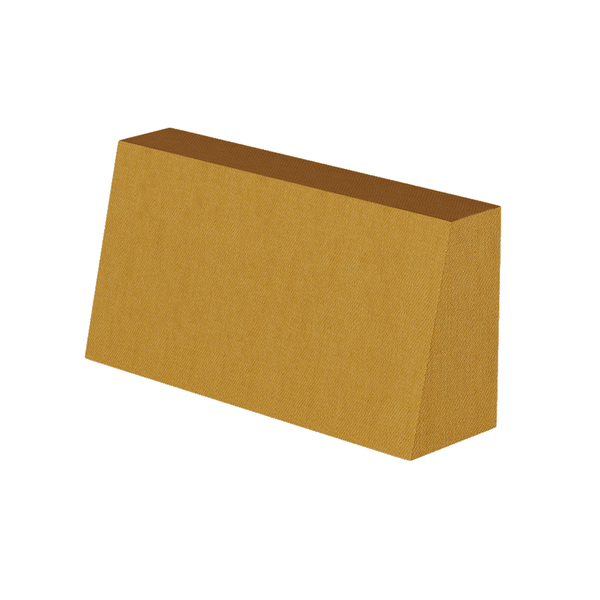 Schräges Rückenkissen nach Maß in Sun - Tan - S4260