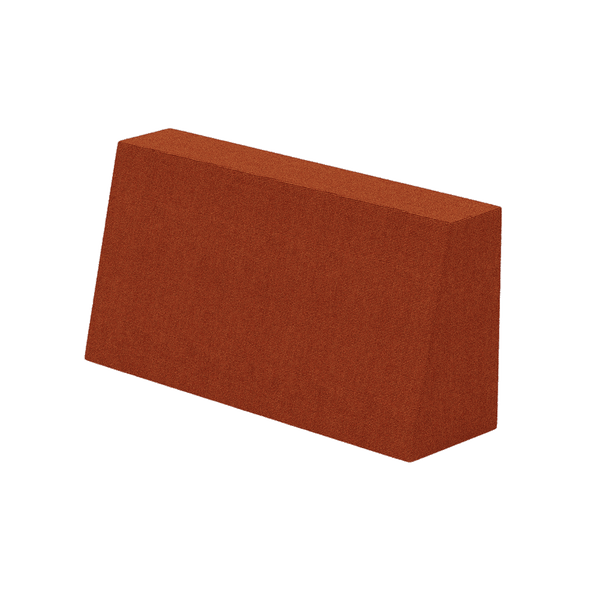 Schräges Rückenkissen nach Maß in Cosy - Rust - S8108