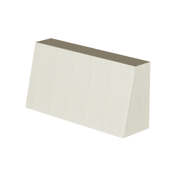 Schräges Rückenkissen nach Maß in Sun - Ivory - S4250