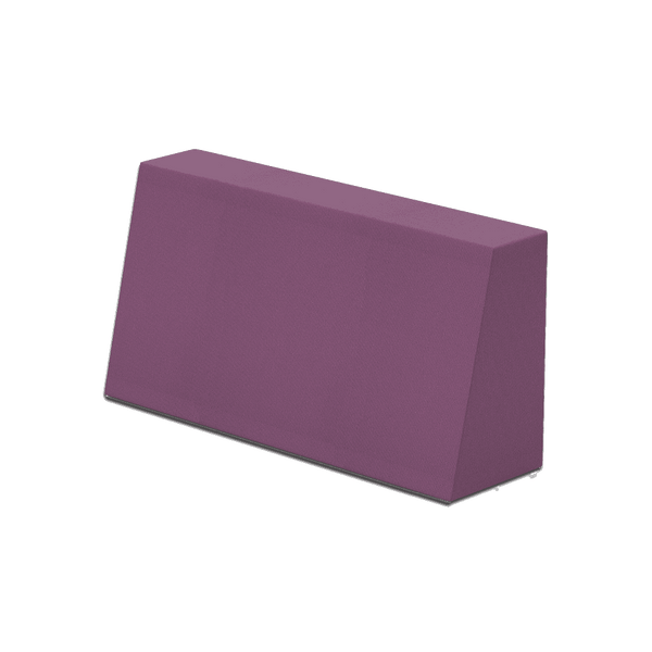 Schräges Rückenkissen nach Maß in Sunbrella - Malva - S4237