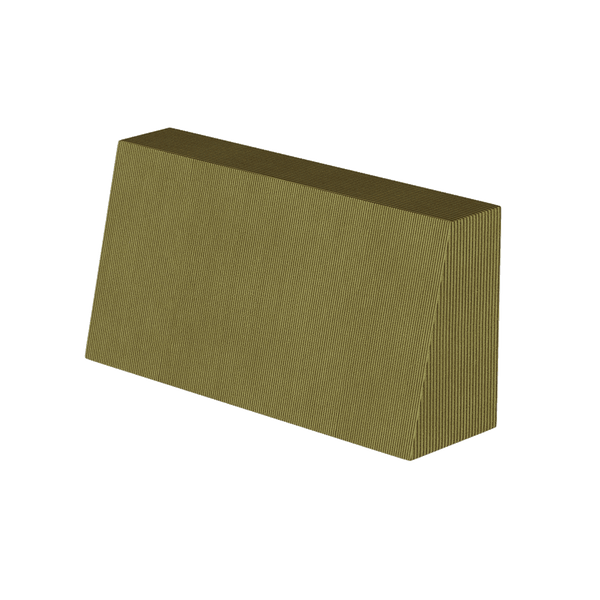 Schräges Rückenkissen nach Maß in Velvet - Army - S2506: