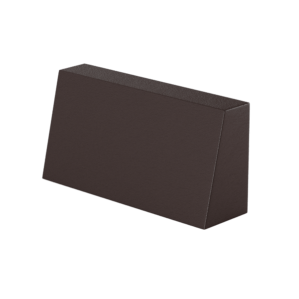 Schräges Rückenkissen aus Leder nach Maß - Dark brown - S3002
