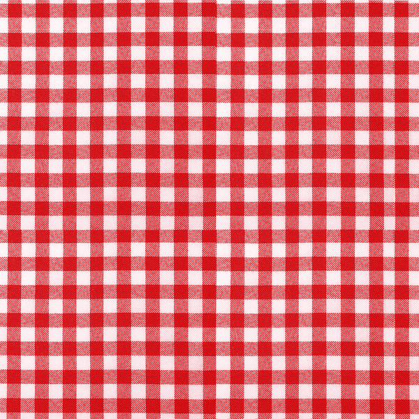 Stoffmuster – karierte Baumwolle - Red check - D1022