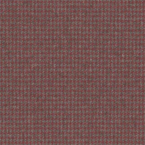 Stoffmuster – Sherlock aus Wolle, gemustert - Pomegranate - S7106